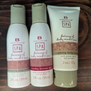 Body Source SPA Balance Body Care Set - White & Cream